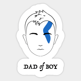 Dad of Boy Sticker